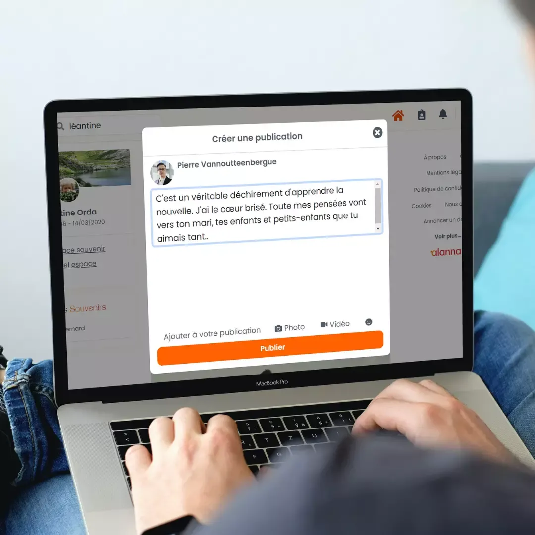 faire-part de décès en ligne
